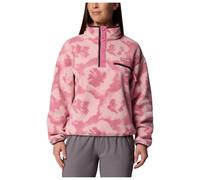Columbia - Women's Helvetia II Printed Cropped Half Snap - Pullover in pile XL fuchsia
