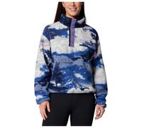 Columbia - Women's Helvetia II Printed Cropped Half Snap - Pullover in pile XS blu