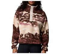Columbia - Women's Helvetia II Printed Cropped Half Snap - Pullover in pile XS marrone