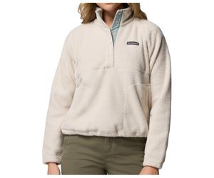 Columbia - Women's Jasper Ridge Pebbled Fleece Half Snap - Pullover in pile L beige