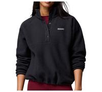 Columbia - Women's Jasper Ridge Pebbled Fleece Half Snap - Pullover in pile S nero