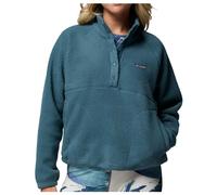 Columbia - Women's Jasper Ridge Pebbled Fleece Half Snap - Pullover in pile XS blu