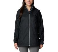 Columbia Women's Plus Size Switchback Lined Long Jacket, Black, 1X