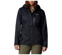 Columbia Pouring Adventure 3 Jacket, Giacca antipioggia impermeabile Donna, Nero, XL