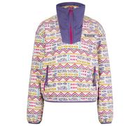 Columbia Sportswear - Pullover in pile Sequoia Grove stampato mezza zip donna S beige