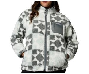 Columbia - Women's West Bend Print Full Zip II - Giacca in pile XL grigio