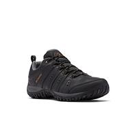 Columbia Woodburn 2 WP, Scarpe da trekking ed escursionismo impermeabili a vita bassa Uomo, Black/Caramel 2024 , 50 EU