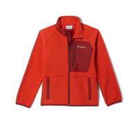 Columbia Youth Fast Trek 5 Full Zip, giacca in pile con zip intera, Super Sonic/Red Oxide, XL