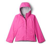 Columbia Youth Girls Arcadia 2 Jacket, Waterproof Rain Jacket, Pink Ice, L