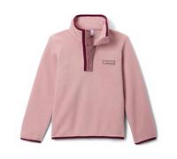 Columbia Youth Helvetia 2 Half Snap Fleece unisex, pile Pull Over, gomma rosa, fico, S