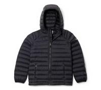 Columbia Youth Powder Pass Giacca con Cappuccio, Piumino con Cappuccio, Nero, L