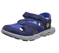 Columbia YOUTH TECHSUN WAVE, Sandali, Ragazzi, Blu (Cousteau, Deep Yellow 434), Taglia: 36