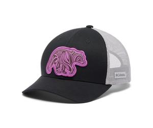 Columbia Youth Unisex Snap Back, Snap Back Cap, Black/Columbia Grey/Bear Swirl, O/S