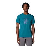 Columbia Zero Rules Light Short Sleeve Graphic Crew T-Shirt Tecnica a Maniche Corte Uomo (Pacco da 1)