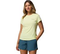 T-shirt Columbia Zero Rules Light manica corta giallo pallido donna - XS