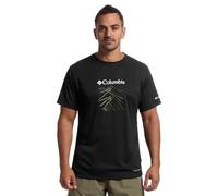 Maglietta da uomo Columbia Zero Rules™ Light Short sleeve Graphic Crew Taglia: M / Colore: nero/marrone