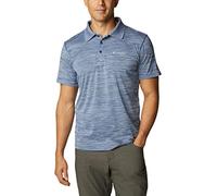 Columbia Zero Rules, Polo Uomo, Carbon Heather 469, S