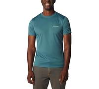 Columbia Zero Rules Short Sleeve Shirt, Camiseta técnica de Manga Corta Uomo, Cloudburst,