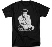 Columbo Detective Crime Mystery LAPD TV Series Title Men's T-Shirt Black L