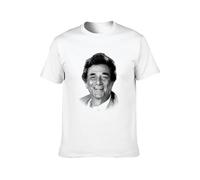 Columbo Just One More Thing Peter Falk T-Shirt Mens Unisex White Tees L