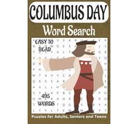 Columbus Day inspired word search book.: Book is 6 X 9 inches,110 pages with 55 Puzzles and 495 words with mostly easy to read print. Each puzzle ... vertically, diagonally, forward, or backward.