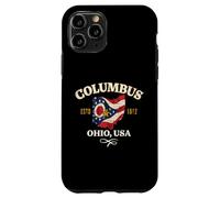 Columbus Ohio Design invecchiato Custodia per iPhone 11 Pro