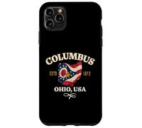 Columbus Ohio Design invecchiato Custodia per iPhone 11 Pro Max