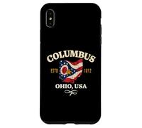 Columbus Ohio Design invecchiato Custodia per iPhone XS Max
