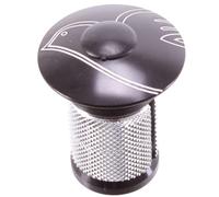 Columbus Top cap + Expander per Forcella sterzo in Carbonio, Nero, 2,5 cm