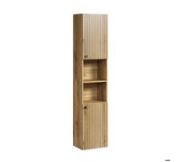 Columna de baño - Decoración roble - L40 x H186 x D31cm - PURE BLISS
