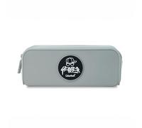Colurbook Geolier - Astuccio Portapenne In Morbido Silicone, Chiusura Zip, Formato 19.5x7x5.5 cm (Grigio)