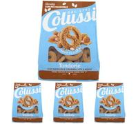 Colussi Frollini con miele e mandorle caramellate| Farina poco raffinata 100% italiana | Latte fresco e uova italiani | Sapore autentico | Buoni da inzuppare | Confezione riciclabile da 500 g