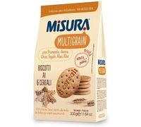 Misura Biscotti Integrali Multigrain | con Cereali Croccanti | Confezione da 330 grammi