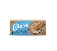 Colussi Zuppalatte Caffè e Cereali, Biscotti Secchi, Buoni da inzuppare | con Caffè 100% Robusta, Farina e Latte Italiani, Senza Olio di Palma, Fonte di Fibre, Buoni da Inzuppare, Confezione da 250 g