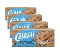 Colussi Zuppalatte Caffè e Cereali, Biscotti Secchi, Buoni da inzuppare (Confezione da 4)