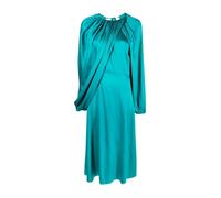 Colville - Abito midi in seta con vita aderente - - Dresses - Donna - Blu - S