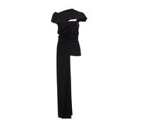Colville - Elegante Top Nero Drappeggiato - - Tops - Donna - Nero - S