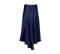 Colville - Gonna in Seta Blu Navy Asimmetrica - - Skirts - Donna - Blu - 38 EU