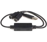 .Com Adattatore Tastiera E Mouse Da PS/2 a USB, Connettore Convertitore Mouse PS