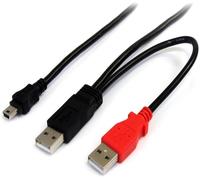.Com Cavo a Doppia Alimentazione per Disco Rigido Esterno HDD a Splitter Y, Cavo