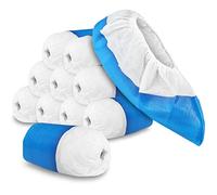 com-four® 100x Copriscarpe Riutilizzabili Premium, Calzari in Plastica | Scarpa Extra Resistente e Impermeabile - Taglia Unica