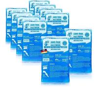 com-four® 10x Piccolo Impacco Multiuso Riutilizzabile - Pacchetto Economico Busta Gel Freddo/Caldo, ca. 16 x 9 cm - Adatto per Microonde - Made in Germany (10 pezzi - piccoli)