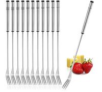 COM-FOUR® 12 forchette per fonduta in acciaio inox 26 cm