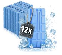 com-four® 12x Ghiaccio di Raffreddamento in Blu - Elementi di Raffreddamento per Cool Box e Cool Bag - Siberini per la Casa e il Tempo Libero
