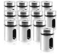 com-four® 12x sale, spezie, e acciaio inossidabile dello spalmatore di erbe (12 pezzi - color argento)