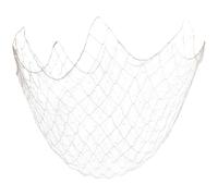com-four® 1x Rete da Pesca Decorativa - Rete Naturale per Decorazione da Parete e portafoto - attrezzo da Pesca e Trappola Decorativa (1 Pezzo - Metri Netti 1x2)