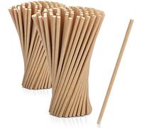 COM-FOUR® 200x cannuccia in carta kraft - Cannucce biodegradabili - Cannucce di carta ecologiche - 19,5 cm