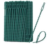 COM-FOUR® 200x Filo lega piante, stabilizza piante, nastro per legare | attaccamento per piante - clip per piante - 17 cm