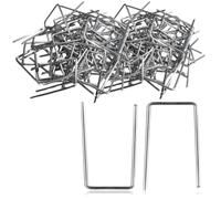 com-four® 200x spilli per Fiori di Paglia - spilli 25x17 mm - Fermagli islandesi per composizioni Floreali - spilli per Decorazioni Floreali - spilli - Spilli islandesi (Clip - 200 Pezzi)