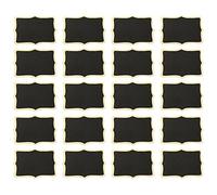 COM-FOUR® 20x mini lavagna con cordino - tavola di legno per scrivere con il gesso - segnaposto per matrimonio - etichetta nome - etichetta regalo - decorazione tavola